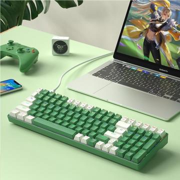 ABS -Schlüsselkaps Großhandel: Tragbare heiße, farbenfrohe farbenfrohe Spiele mechanischer Tastatur