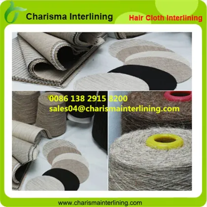 Stiff Horse Hair Cloth Fusible Interlining for Suits/ Tailoring