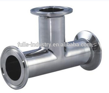 Stainless Steel Sanitray Clamp Tee