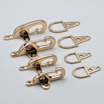 2 Pairs/lot Metal Hook Buckles Button High Quality Combined Fasten Button for Bags Overcoat Jacket Garment Accessories Supply