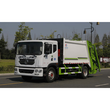 Nuevo camión de basura verde DONGFENG D9 8tons