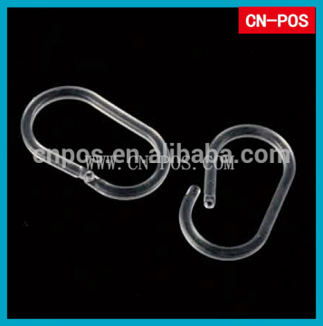 shopping mall transparent plastic ring for displaying