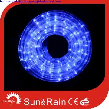 Popular led rope light round 2 wire for Holiday