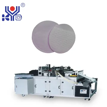 Ultrasonic Cosmetic Non-woven Half Round Cotton Pad Machine