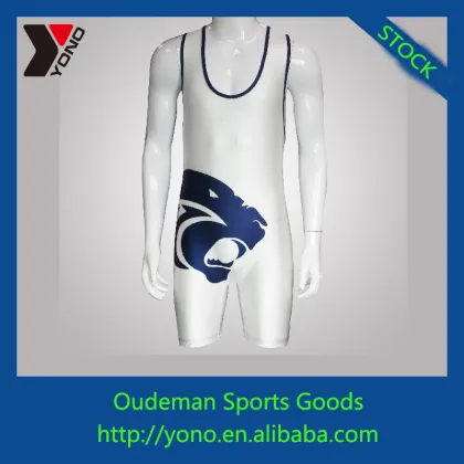 Young custom singleton wrestling singlets