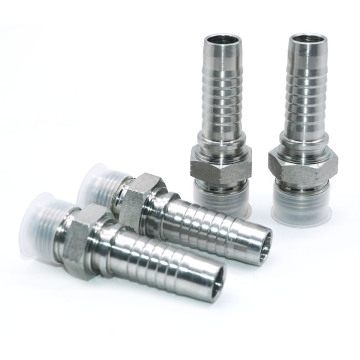 3/4x1.1/16 Hydraulic Hose Nipple Connector - Reducing Pipe Fitting
