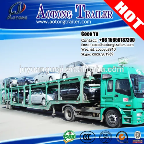 2/3 Axles Hydraulic Car Suvs Vehicle Carrier Semitrailer Car