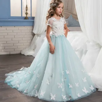 Boutique Wholesale Kids Girls Wedding Dresses