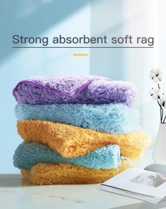 Microfiber coral fleece coral cloth microfiber double sided