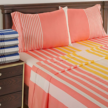 Colorful Organic Cotton Sateen Printed Sheet