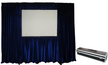 Quick fold screen with valance