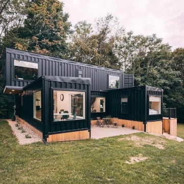 Easy Assembly Flat Pack Modular Homes: 2 Story, 3 Bedroom Casas and Prefab Container Houses