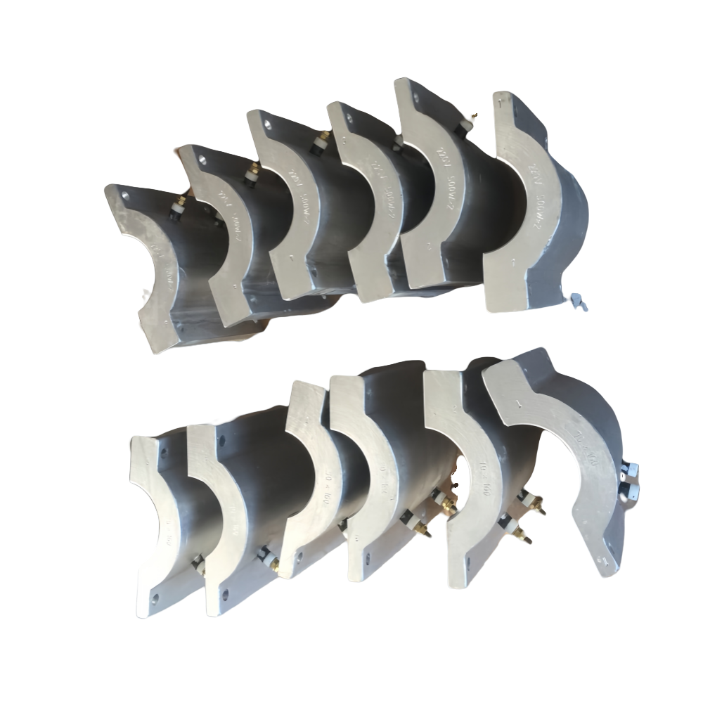 Single and double-screw cast aluminum electric heater