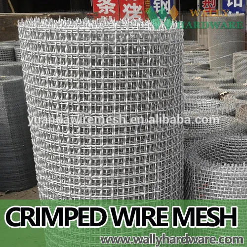 Low Carbon 3.0mm X 2" Crimped Mesh/Galvanized Crimped Mesh/Stainless Steel Crimped Mesh