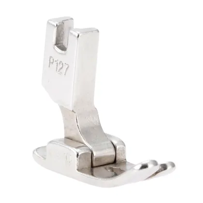 Industrial Lockstitch Sewing Machine Presser Foot: 1Pc Metal P127 for Thick Fabrics - Compatible with Juki, Brother, Yamato