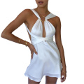 Femmes Sexy Hollow Cut Slip Robe