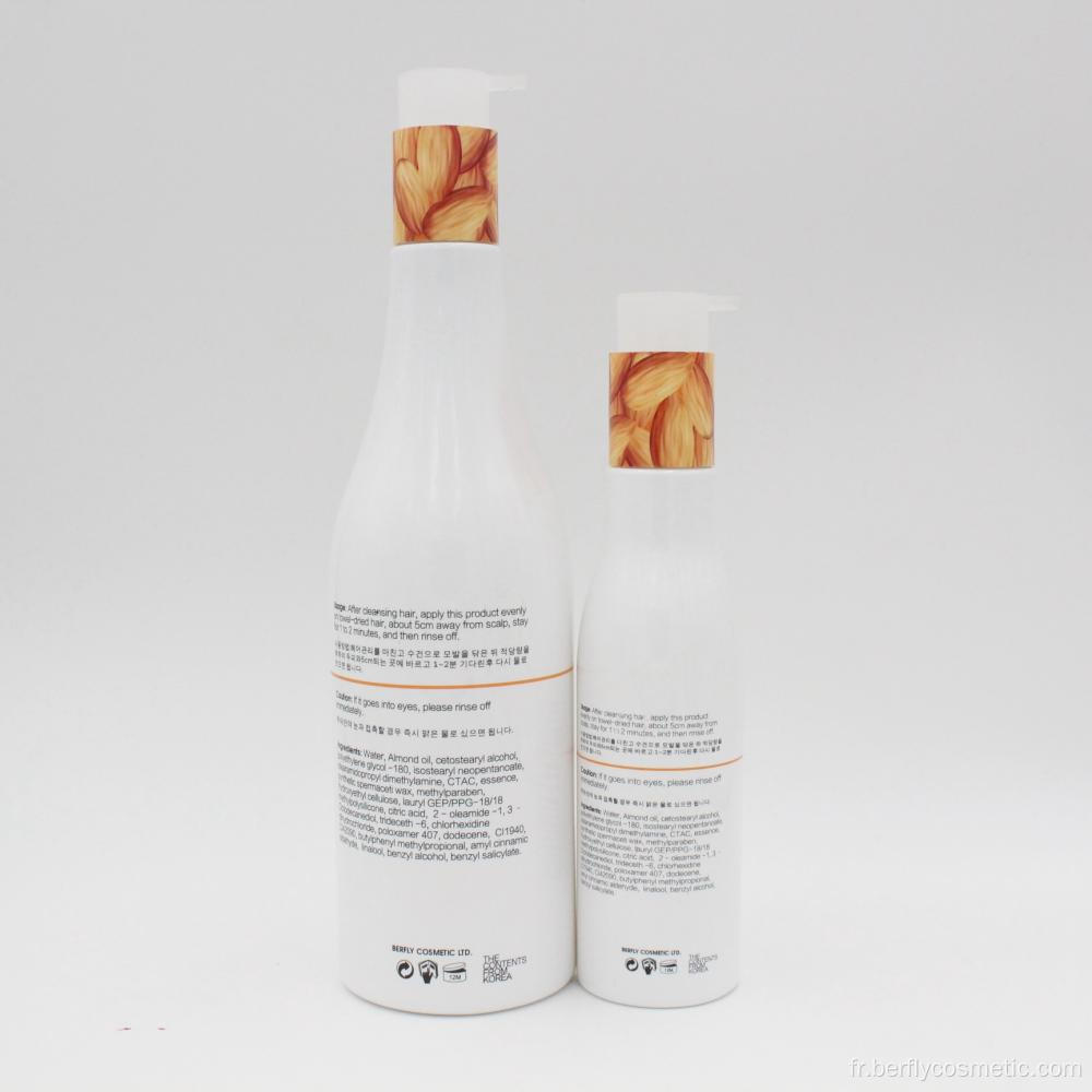 Après-shampooing capillaire Almond Essence sans huile de silicone