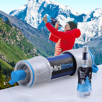 Microplastic filter straws encamped to remove 99.999% of bacterial parasites from water