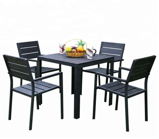 Foshan Garden Bistro Furniture: Salon de Jardin Dining Table and Chairs for Cafe and Restaurants