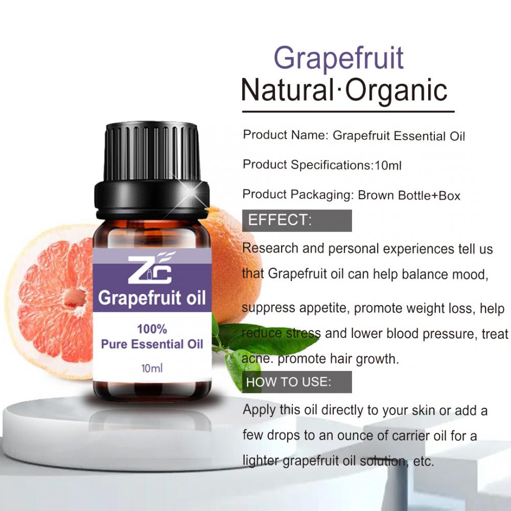 Skin Care Grapefruit Essential Oil for Aromatherapy