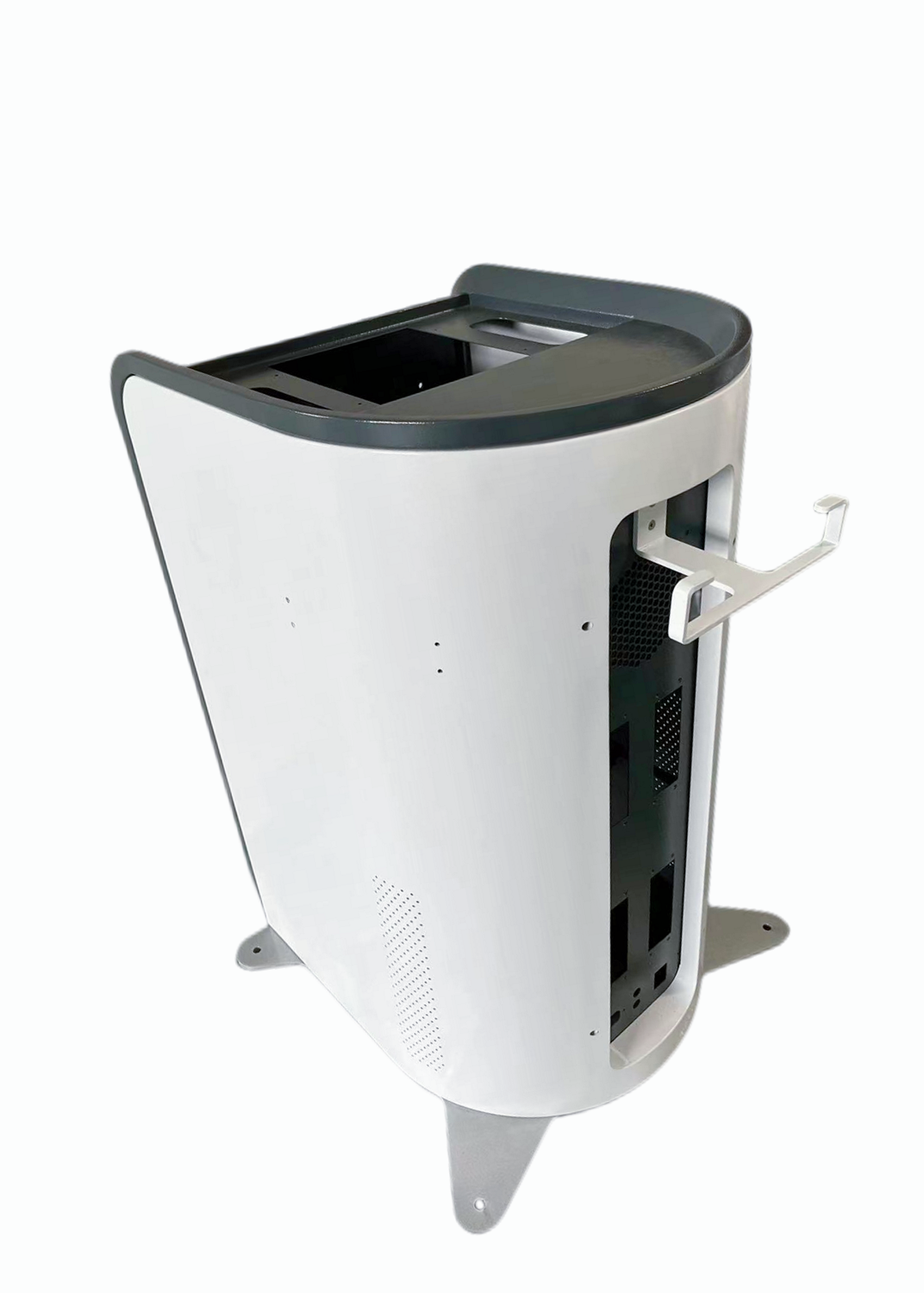 Medium sized push type shell for beauty equipment