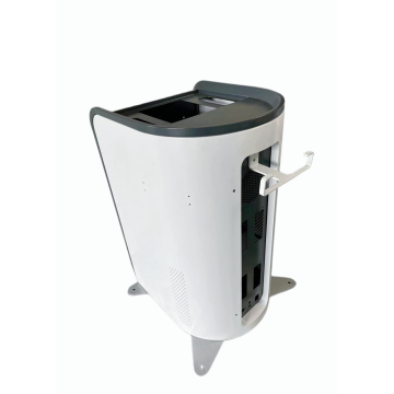 Medium sized push type shell for beauty equipment