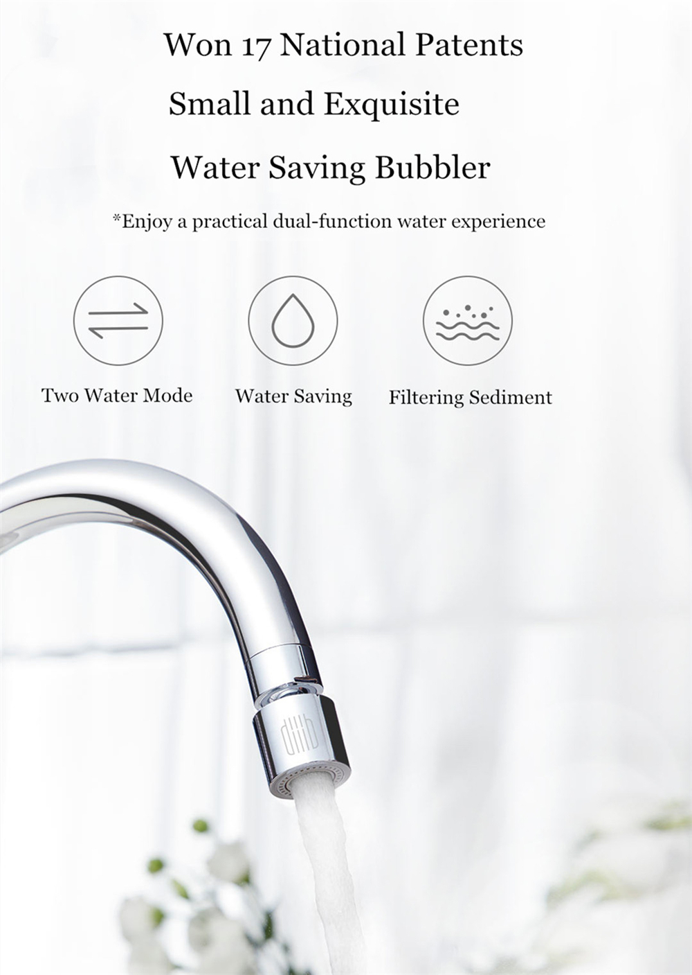 Dabai Diiib Dual Function Water Faucet Bubbler Nozzle