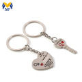 Custom Funky Detachable Pair Metal Keychains