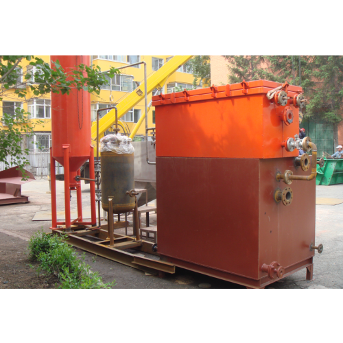 Heap leaching plant gold elution and electrowinning machine