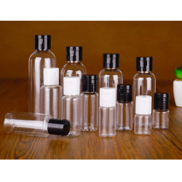 PET-genomskinlig flaska för kosmetisk clamshell