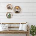 Hexagon Floating Shelves for Wall 3 Packs