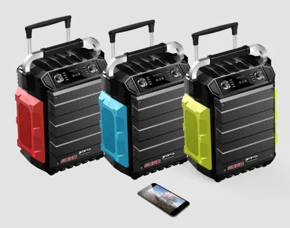 Temeisheng Wireless Trolley Speakers for Karaoke Systems