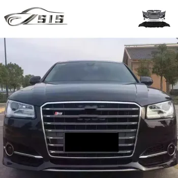 2014-2018 Audi S8 Front Bumper - Sport Style Facelift Body Kit