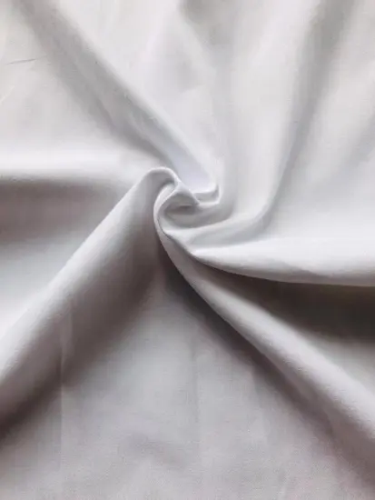 white bleach polyester microfiber fabric