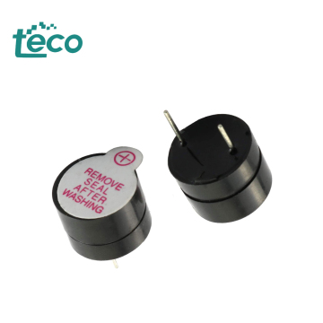 5V Split Active Plug-In Buzzer: 12 x 9.5mm DC Sounder with 7.5mm Foot Distance for Continuous Sound Production