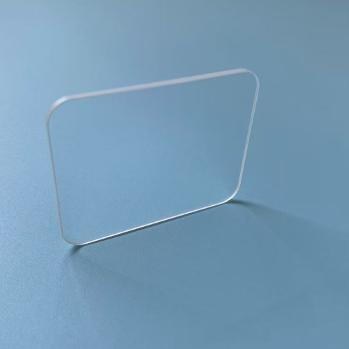 Vidro de sílica fundida com janela protetora a laser