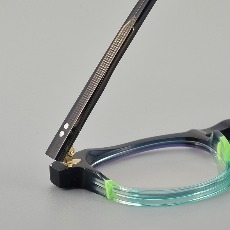 Customize Vintage Unisex Women Men Thick Acetate Eyewear