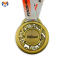 カスタムメイドのゴールドシールドメタルメダル