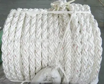 8 strand pp nylon polyester rope 50mm