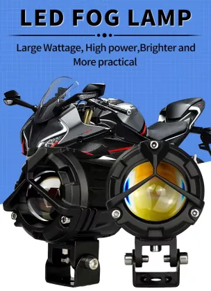 LIUHJG Custom OEM ODM Motorcycle Lighting System Projector Led Driving Fog Lights for Bike