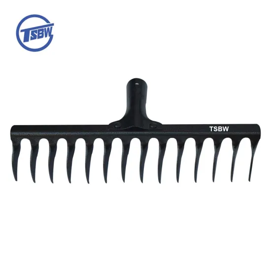 Africa Type Garden Landscape Farming Lawn Digging Leaf Rake Head R108 14T