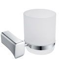 Wall Mounted Bathroom Toothbrush Glass Cup Holder