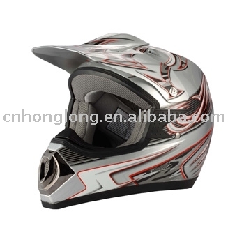 motorcross helmets (DP903-1 Silver)