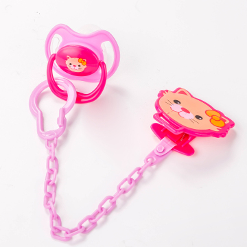 Großhandel multifunktionale Babykette: Anti-Drogen-Schnullerklammer mit Teether und Hängekette