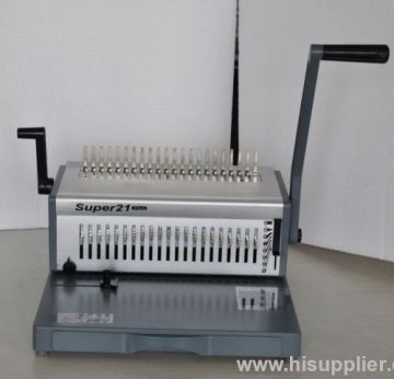 All Metal Construction Comb Binding Machine 
