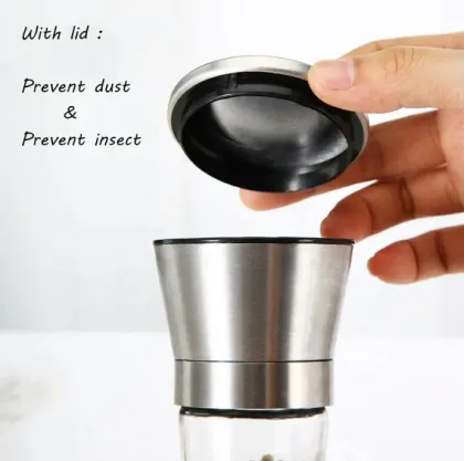 Himalayan Salt Pepper Grinder Spice Shaker Bottle