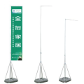 Outdoor promotional flexible flags