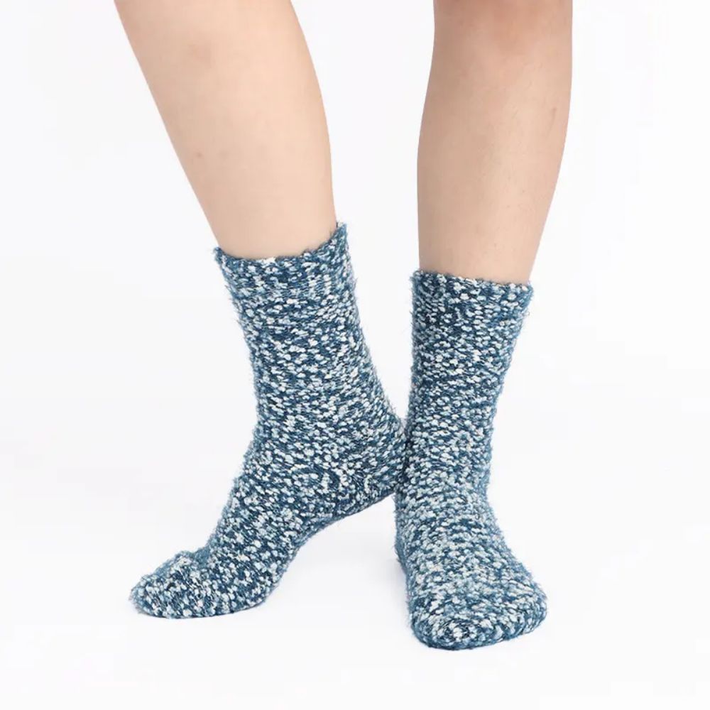 Women Fuzzy Fluffy Coral Fleece Slipper Socks