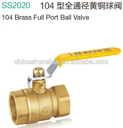 SS20208 Full Port Brass ball valve