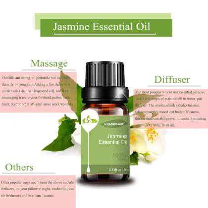 Sweetly Floral & Alluring Scent - 100% Natural Jasmine Essential Oil for Diffuser & Aromatherapy
